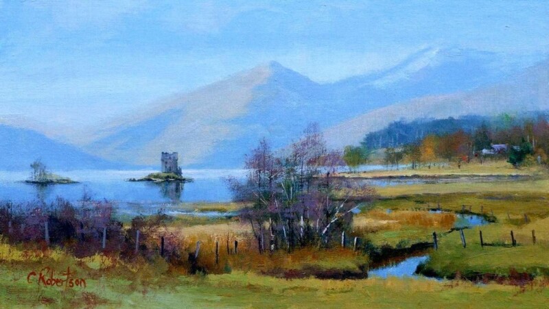 Image of Silent Blue, Castle Stalker by Colin Robertson